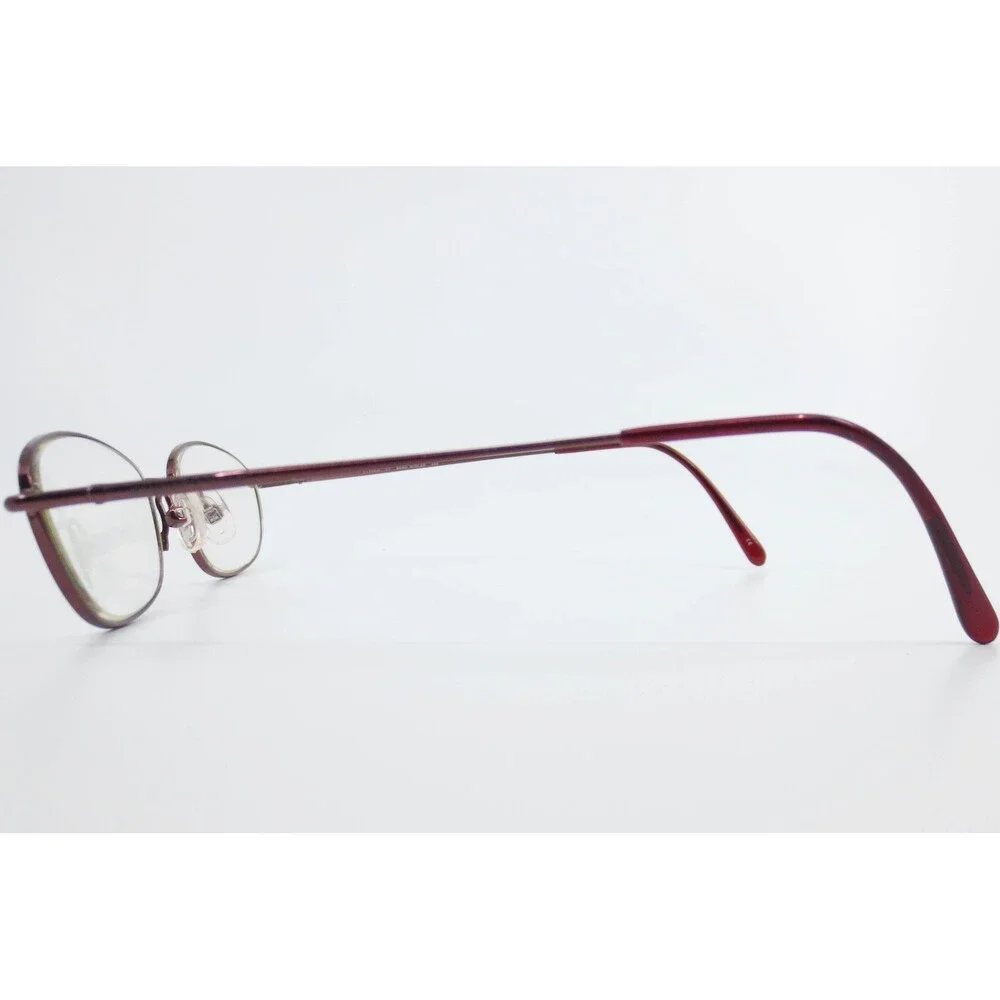 Kenneth Cole Bend Midler 450 Oval Burgundy Metallic Eyeglasses Frames L135mm
